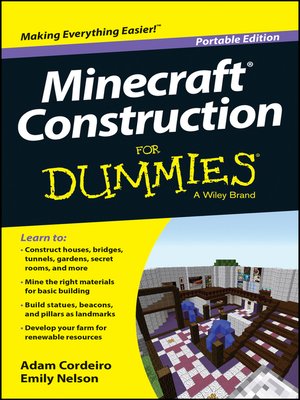 cover image of Minecraft Construction For Dummies